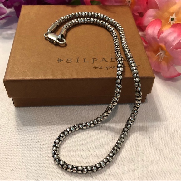 Silpada Sterling Silver Popcorn Necklace N1106 - Picture 6 of 16